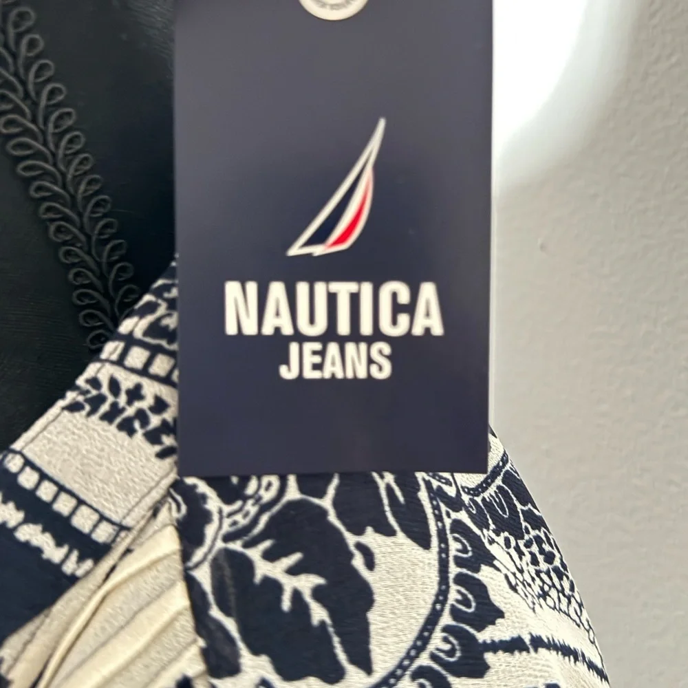 Nautical Jeans Women's Printed Short-Sleeve Blouse​ - Picture 4 of 5